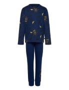 Lwaris 601 - Pyjamas Pyjamas Sett Navy LEGO Kidswear