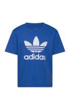 Trefoil Tee Sport T-shirts Short-sleeved Blue Adidas Originals