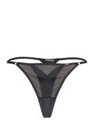 Mesh Essentials Hl String T Stringtruse Undertøy Black Hunkemöller