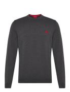 San Cassius-C1 Designers Knitwear Round Necks Grey HUGO