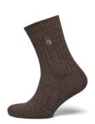 Rose Wola Sock Lingerie Socks Regular Socks Brown Becksöndergaard