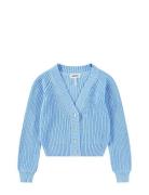 Gilberta Tops Knitwear Cardigans Blue Molo