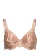 Hedona Covering Molded Bra Lingerie Bras & Tops Full Cup Bras Brown CH...