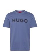 Dulivio Designers T-shirts Short-sleeved Blue HUGO