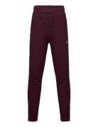 Fly Fleece Sweatpant Bottoms Sweatpants Burgundy Lyle & Scott