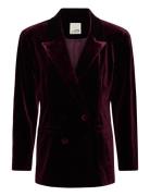 Viviansw Blazer Blazers Single Breasted Blazers Burgundy Sofie Schnoor