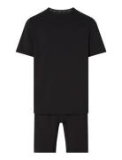 S/S Short Set Pyjamas Black Calvin Klein