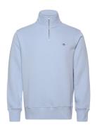 Reg Shield Half Zip Sweat Tops Sweat-shirts & Hoodies Sweat-shirts Blu...