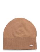 Lari_Hat Accessories Headwear Beanies Brown BOSS