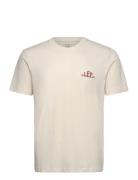 Regular Logo Tee Tops T-shirts Short-sleeved Beige Lee Jeans