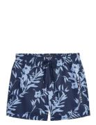 Medium Drawstring Print Badeshorts Navy Tommy Hilfiger