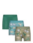 Boxer 3 Pack Elastic Dino Night & Underwear Underwear Underpants Green...