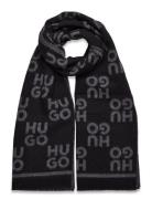 Martyn_40*180 Accessories Scarves Winter Scarves Black HUGO