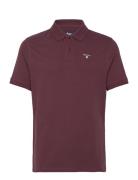 Barbour Og Sports Polo Designers Polos Short-sleeved Burgundy Barbour