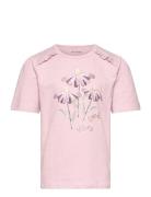 T-Shirt Ss Tops T-shirts Short-sleeved Pink Minymo