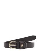 Essential Effortless 1.5 Belte Black Tommy Hilfiger