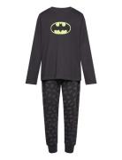 Long Batman Pyjamas Pyjamas Sett Black Mango