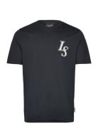 Emblem T-Shirt Tops T-shirts Short-sleeved Navy Lyle & Scott