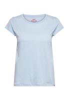 Organic Jersey Teasy Tee Fav Tops T-shirts & Tops Short-sleeved Blue M...