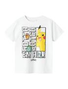 Nkmflame Pokemon Ss Top Noos Sky Tops T-shirts Short-sleeved White Nam...