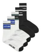 Jachugh Tennis Socks 5 Pack Jnr Socks & Tights Socks White Jack & J S