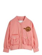 Flundra Nylon Baseball Jacket Emb Tynn Jakke Skalljakke Pink Mini Rodi...