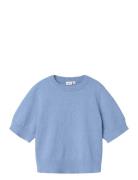 Nkfbabeth 2/4 Sl Knit Tops Knitwear Pullovers Blue Name It