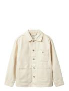 Nkmjames Oz Twi Shirt 5647-Aa B Tynn Jakke Skalljakke Cream Name It