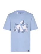 Lk L Ice Tee Tops T-shirts Short-sleeved Blue Adidas Sportswear