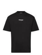 Essentials Puff Logo Tshirt Tops T-shirts Short-sleeved Black SIXTH JU...