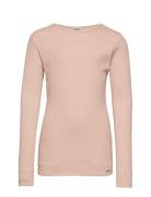 Plain Tee Ls Tops T-shirts Long-sleeved T-shirts Pink MarMar Copenhage...