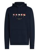 Hilfiger Multi Flags Hoody Tops Sweat-shirts & Hoodies Sweat-shirts Na...