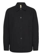 Ally Linen Tops Overshirts Black Brixtol Textiles