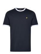 Ringer T-Shirt Tops T-shirts Short-sleeved Navy Lyle & Scott