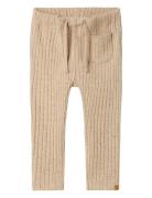 Nbmomilo Nreg Pant Lil Bottoms Leggings Beige Lil'Atelier