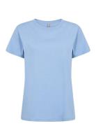 Sc-Derby Tops T-shirts & Tops Short-sleeved Blue Soyaconcept