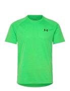 Ua Tech Textured Ss Tops T-shirts Short-sleeved Green Under Armour