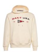 Graphic Sweat Hoodie Designers Sweat-shirts & Hoodies Hoodies Cream GA...