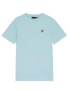 Plain T-Shirt Tops T-shirts Short-sleeved Blue Lyle & Scott