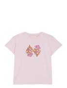 T-Shirt Ss Tops T-shirts Short-sleeved Pink Creamie