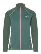 Kari F/Z Fleece Sport Sweat-shirts & Hoodies Fleeces & Midlayers Green...