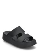 Getaway Platform H-Strap Flate Sandaler Black Crocs