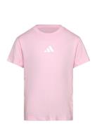 Jg Gt Pz Tee Sport T-shirts Short-sleeved Pink Adidas Sportswear