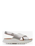 Dashlite Wish D Flate Sandaler Silver Clarks