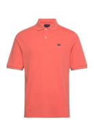 Pique Polo Shirt Tops Polos Short-sleeved Orange Lexington Clothing