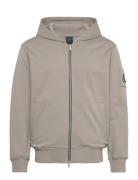 Hartsfield Zip-Up Tops Sweat-shirts & Hoodies Hoodies Beige Moose Knuc...