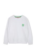 Sweatshirt Tops Sweat-shirts & Hoodies Sweat-shirts White Hugo Kids