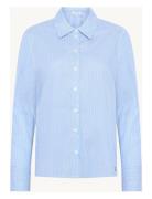 Cwregitza - Shirt Tops Shirts Long-sleeved Blue Claire Woman