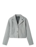 Nlflove Ls Short Trench Coat Tynn Jakke Skalljakke Grey LMTD