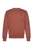 Crew Neck Sweatshirt Tops Sweat-shirts & Hoodies Sweat-shirts Red Fred...
